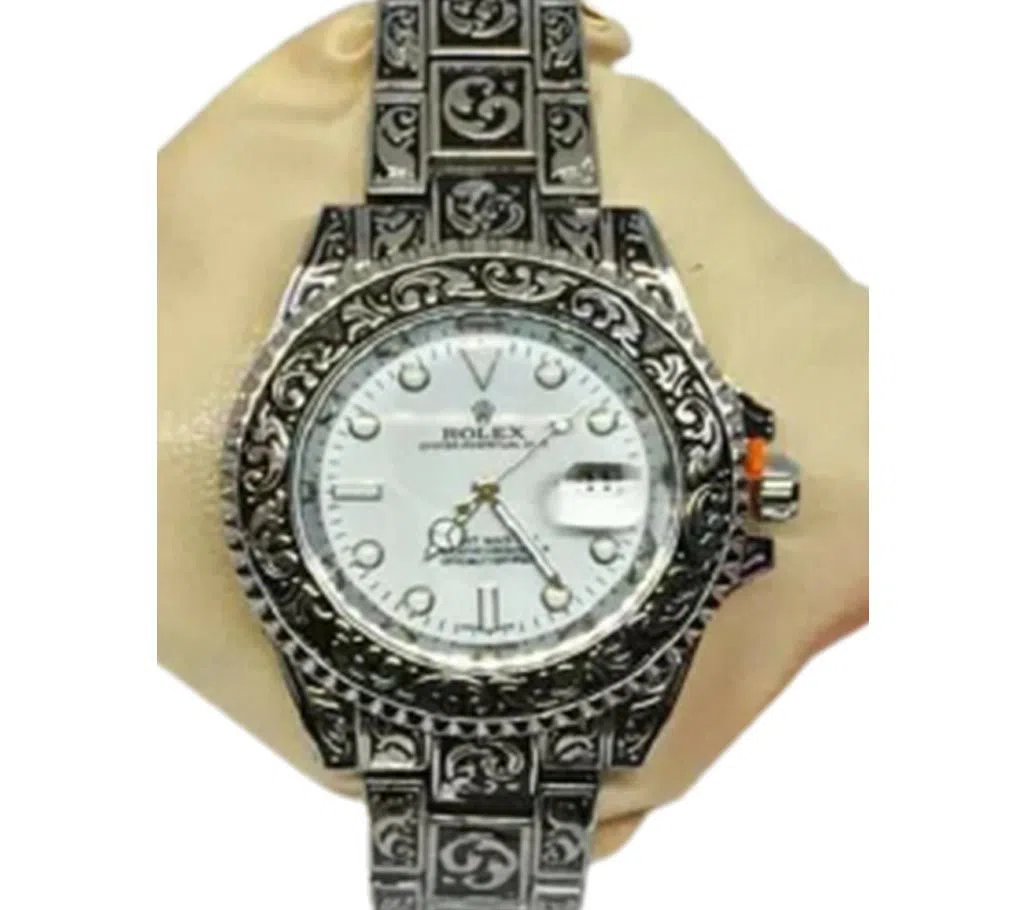 Rolex Silver Watch