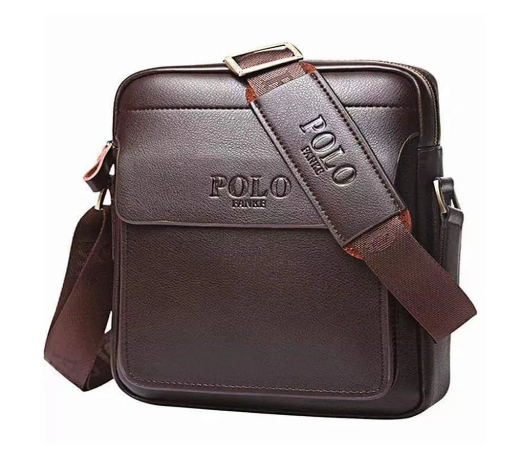 Kangaroo PU Leather Waterproof Shoulder Bag For Men K001