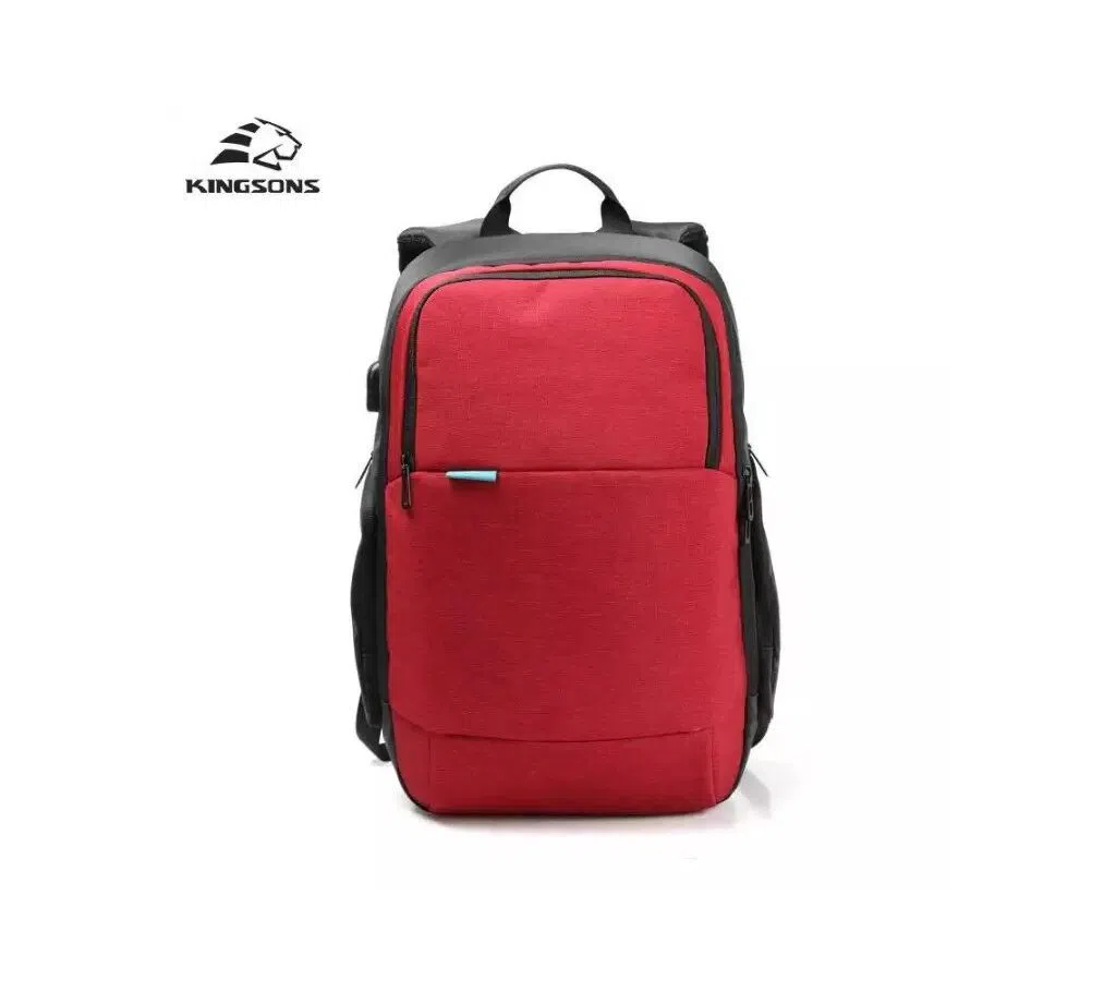 Kingsons Nylon Waterproof Laptop Backpack for Men - Maroon K3143W