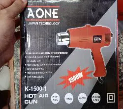 A-ONE K-1500 220V 1500W High Quality Industrial Dual Temperature-controlled Electric Hot Air Gun Building Dryer Construction HeatGuns