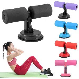 Sit-up Fitness Equipment Portable Sit Up Bar Push-up Bar Adjustable Multifunction Abdominal Device Exercise for Home Gym