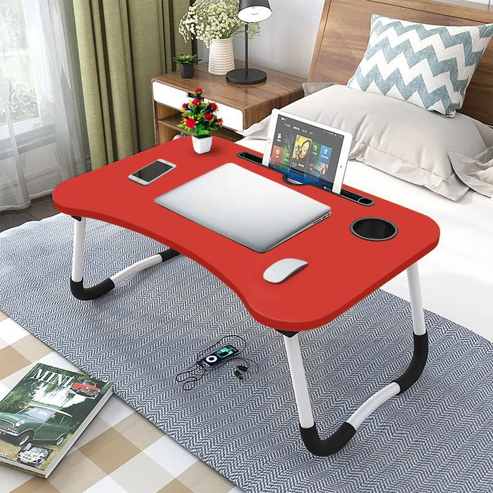  Multi-Functional Home Laptop Table/Study Table- Red