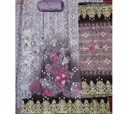 Unstitched Printed Cotton Salwar Kamiz
