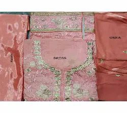 Unstitched Cotton  Printed Salwar Kameez for Women (Cotton Three Piece)