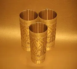 Pitol Gorgeous Nakshi Glass-Regular 3 Piece Set