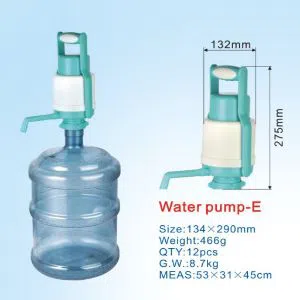 Manual Water Bottle Pump, Easy Drinking Water Pump, Easy Portable Manual Hand Press Dispenser Water Pump with handle