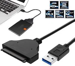 PORTABLE USB 3.0 To SATA 2.5 Inches Hard Drive HDD SSD Adapter for laptop - desktop