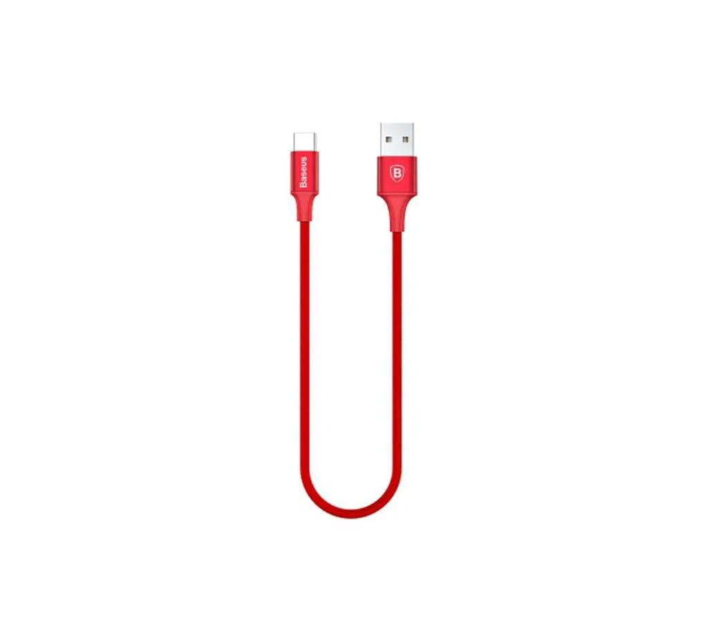 Rapid Series Type-C Cable with Indicator Light 25CM - Red