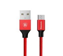 Yiven 8 Pin Data Charging Braided Cable - Red