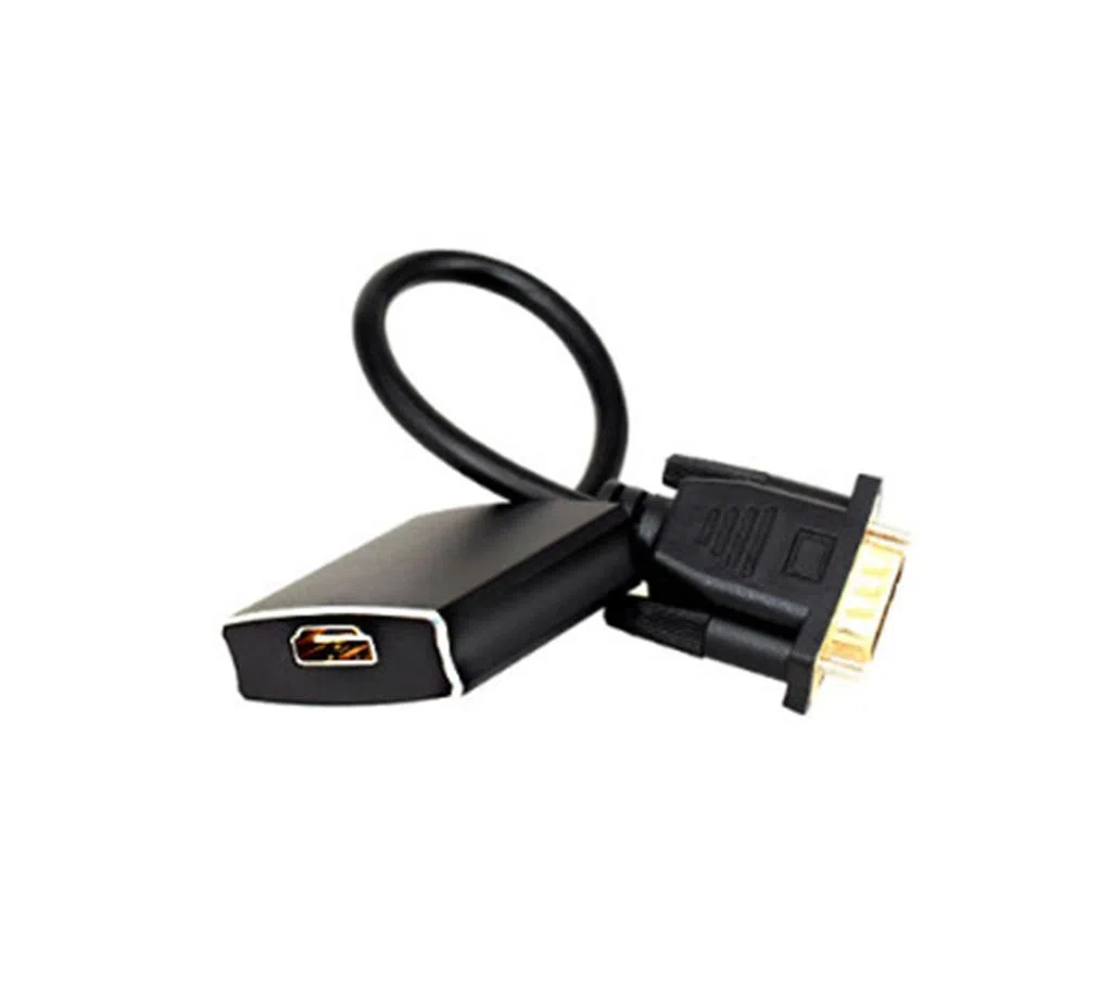 VGA to HDMI Adapter Cable 1080P HD Audio Video Converter For Computer Monitor Projector
