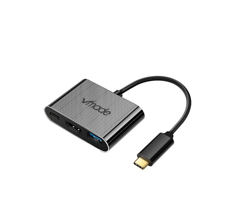 Vmade Type-C USB-C HUB to HDMI PD Port 3-In-1 Mini Adapter for USB 3.0 Docking Station for Huawei P20 Macbook Pro Mini Converter