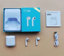 i11 TWS Wirelwss earbuds mini AirPods  Bluetooth 5.0 Earphones Earbuds  Charging box mic for all phone original