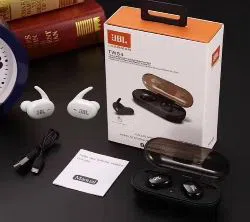 JBL By HARMAN TWS-4 Sport Wireless 5.0 Touch Control Design Truly Wireless In-Ear Headphone Ecouteures Veritablement Sans Fil Fones Oe Ouvido Intra