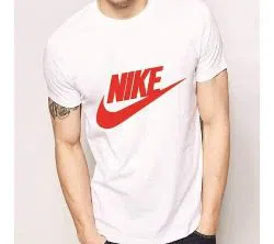 Nike White Half Sleeve T Shirt For Men