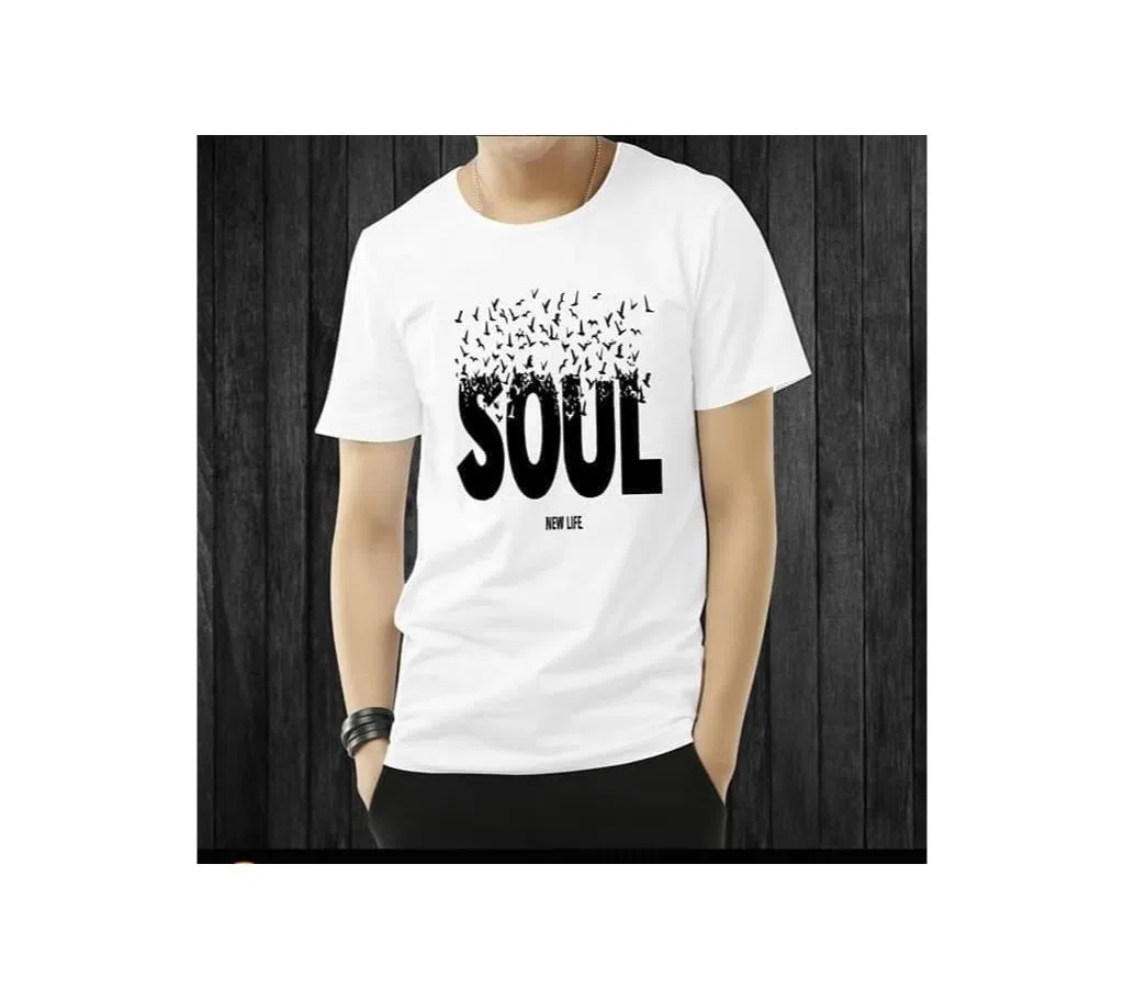 Cotton T- shirt mens 2 soul