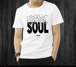 Cotton T- shirt mens 2 soul