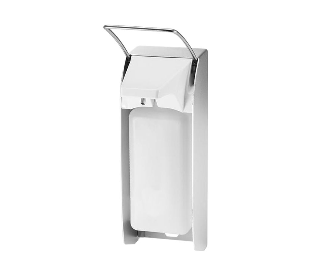 1000Ml লিকুইড সোপ ডিসপেন্সার Elbow Press Disinfectant Dispenser Wall-Mounted Soap Pumps Soap Dispenser for Home Hospital বাংলাদেশ - 1196915