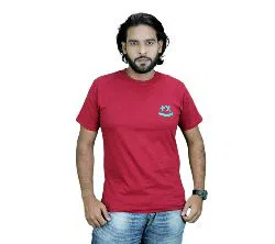 Red Mens Half-sleeve T-Shirt