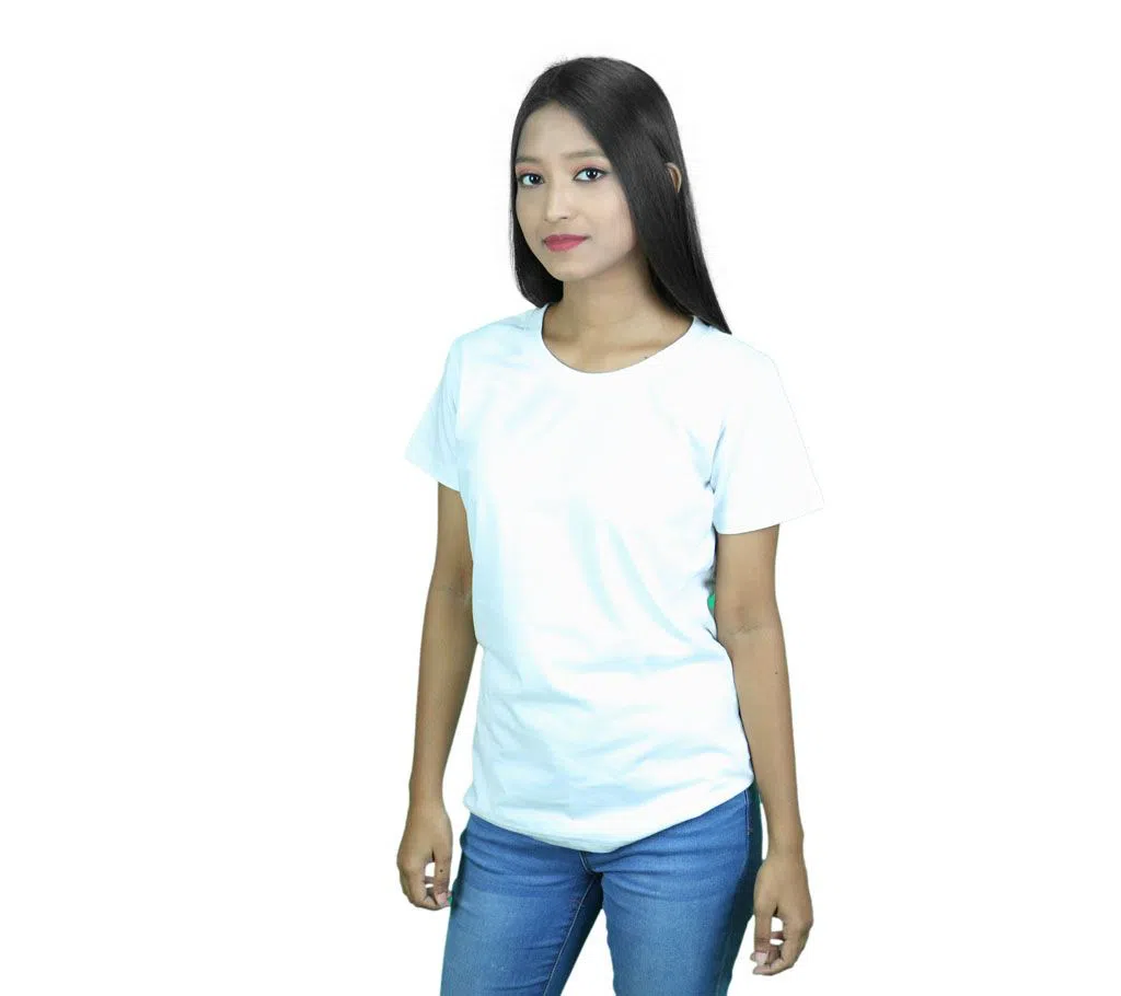 Ladies Half-sleeve T-Shirt - White