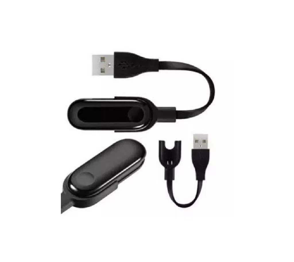 USB Charging Cable Dock Charger for Mi Band 3 - Black--