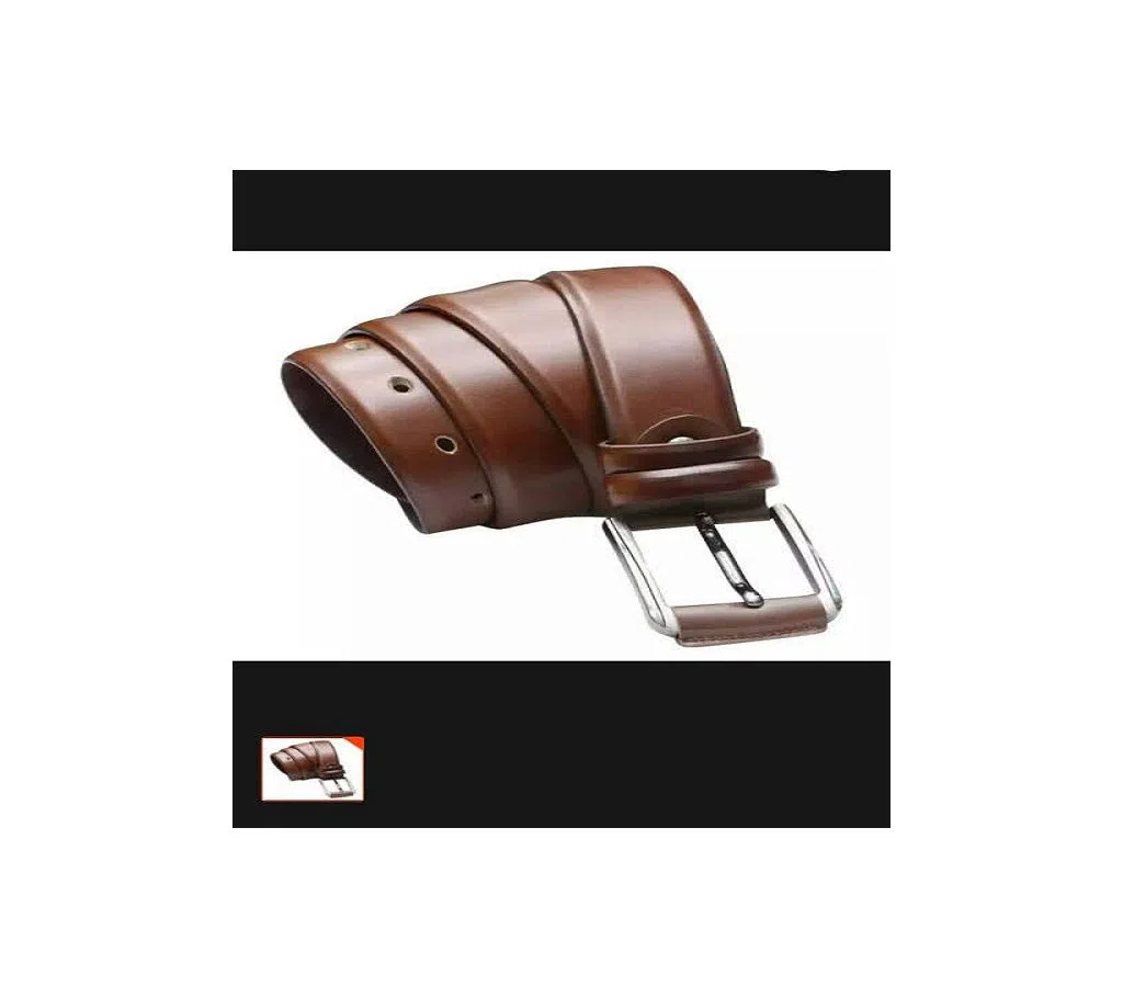 Chocklate Color Artificial Leather Belt For men 