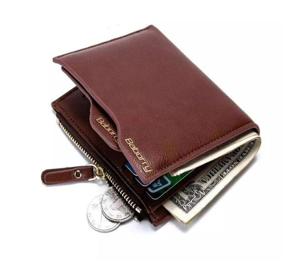 Brown Artificial Leather Wallet For Men