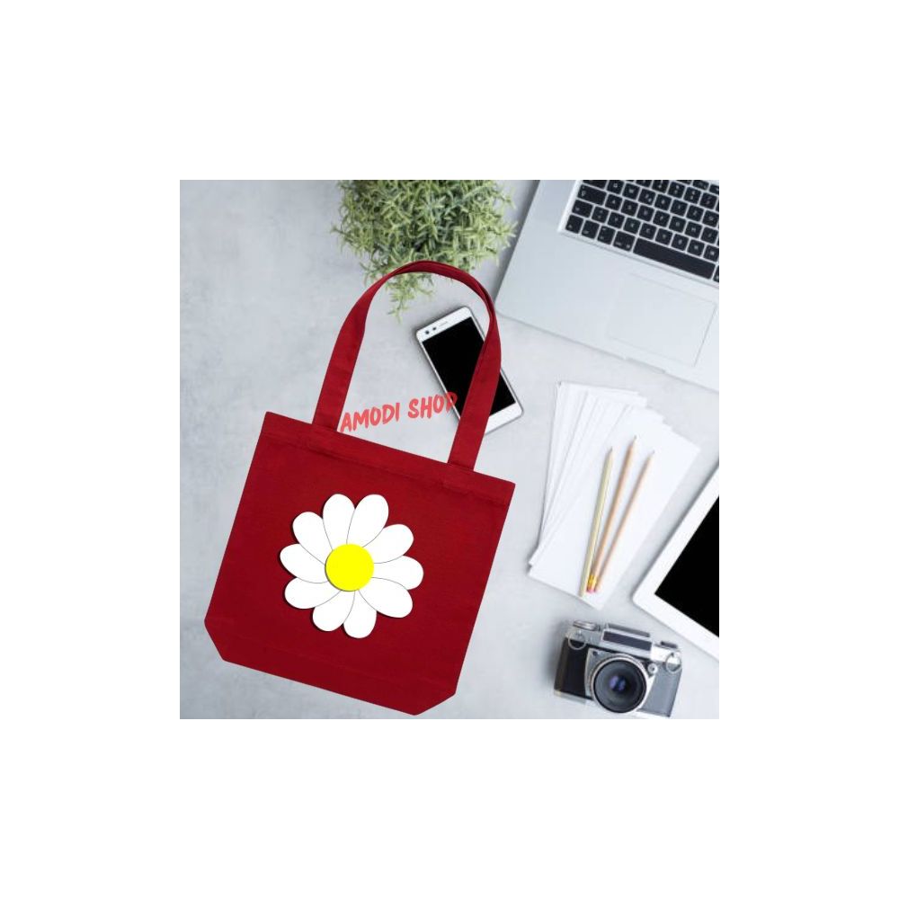 Fabric Bag for Women with Zipper - Carry Bag - Tote Bag