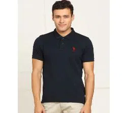 Half Sleeve Solid Color US Polo T-shirt