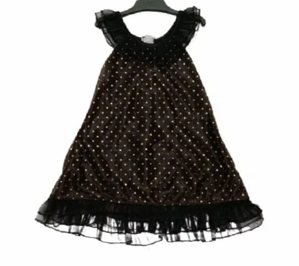Frock for girl Kids 1-4 years black 