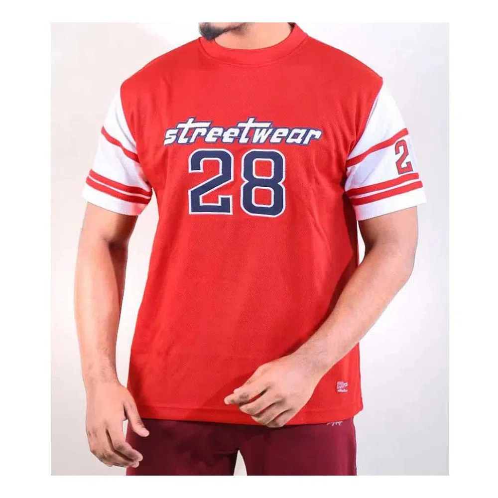 "Streetwear 28" Half Sleeve Sports T-Shirt For Men 