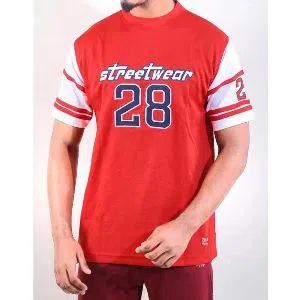"Streetwear 28" Half Sleeve Sports T-Shirt For Men 