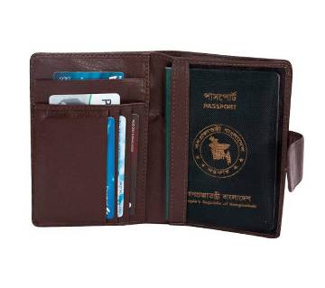 Gents regular shaped PU leather wallet 