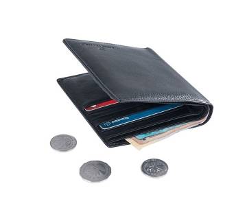 Genuine Leather Black Wallet For Men