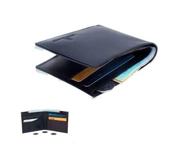 Black Leather wallet for men