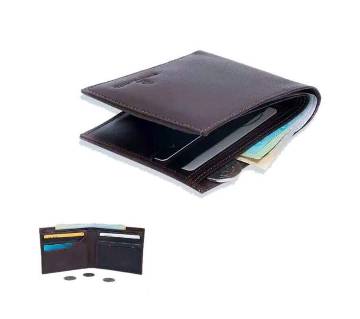 Chocolate Color Leather wallet for men