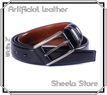 Brown Artificial Leather Belt For Men 