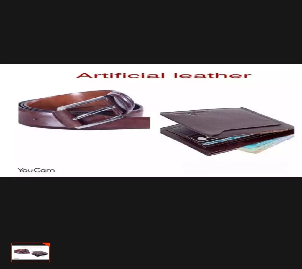 Artificial leather belt for men only belt
