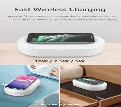 Wireless mobile charger and UV disinfection