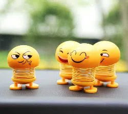 Spring Shaking Head Doll Funny Emoji (1Set)