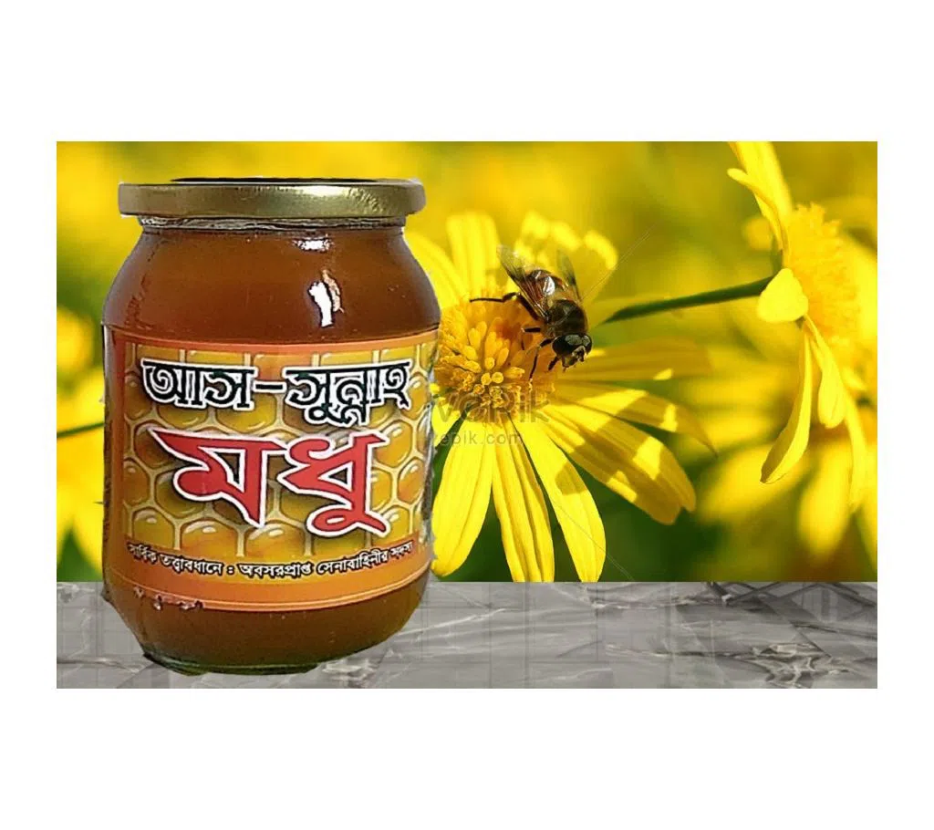 As Sunnah Pure Mustard Flower Honey 500 gm BD