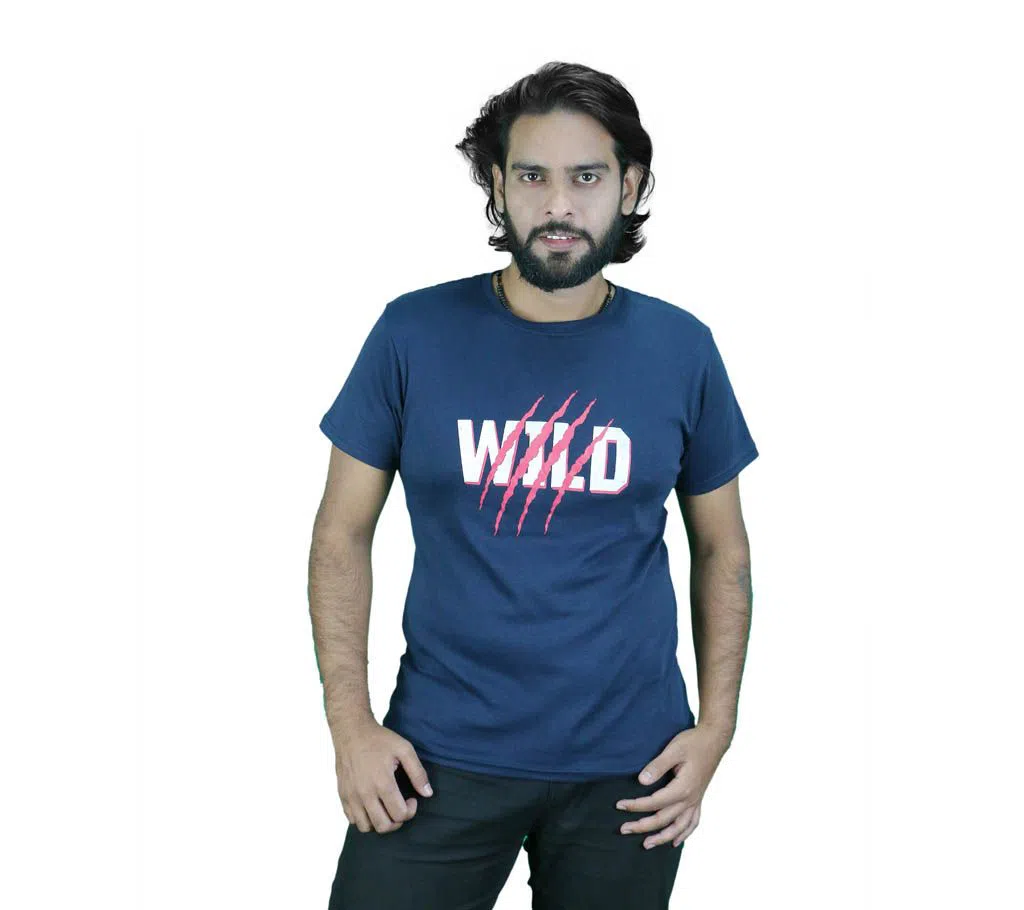 Wild Menz Half Sleeve Cotton T-shirt 