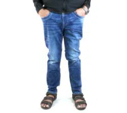 Mens Washed Jeans Pants