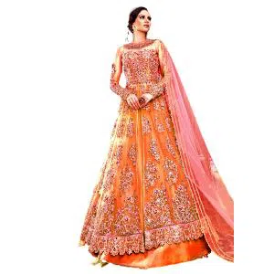 Unstitched Indian Georgette Gown For Women