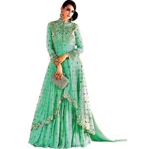 Unstitched Indian Georgette Gown For Women 