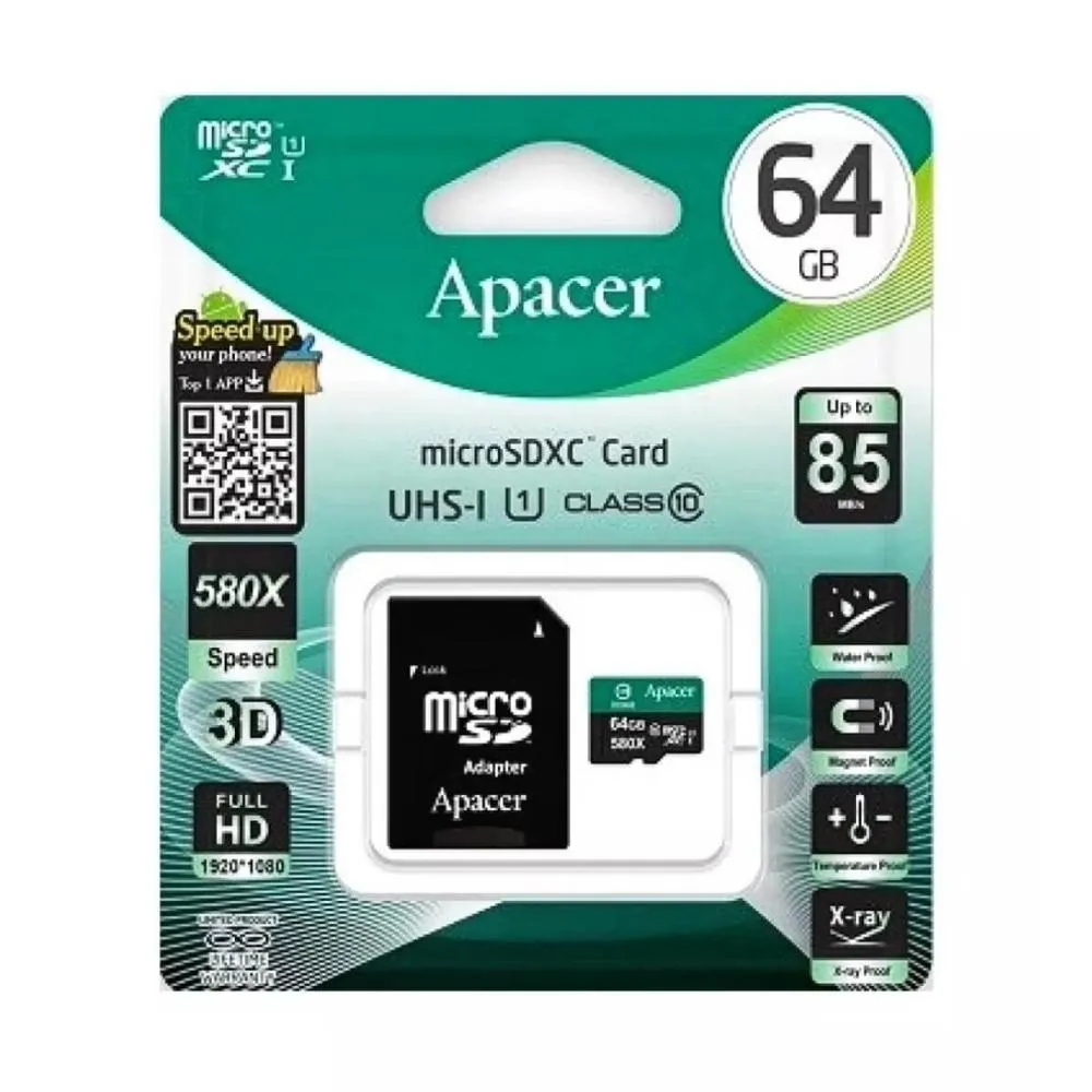 Apacer R85 64GB MICRO SDHC