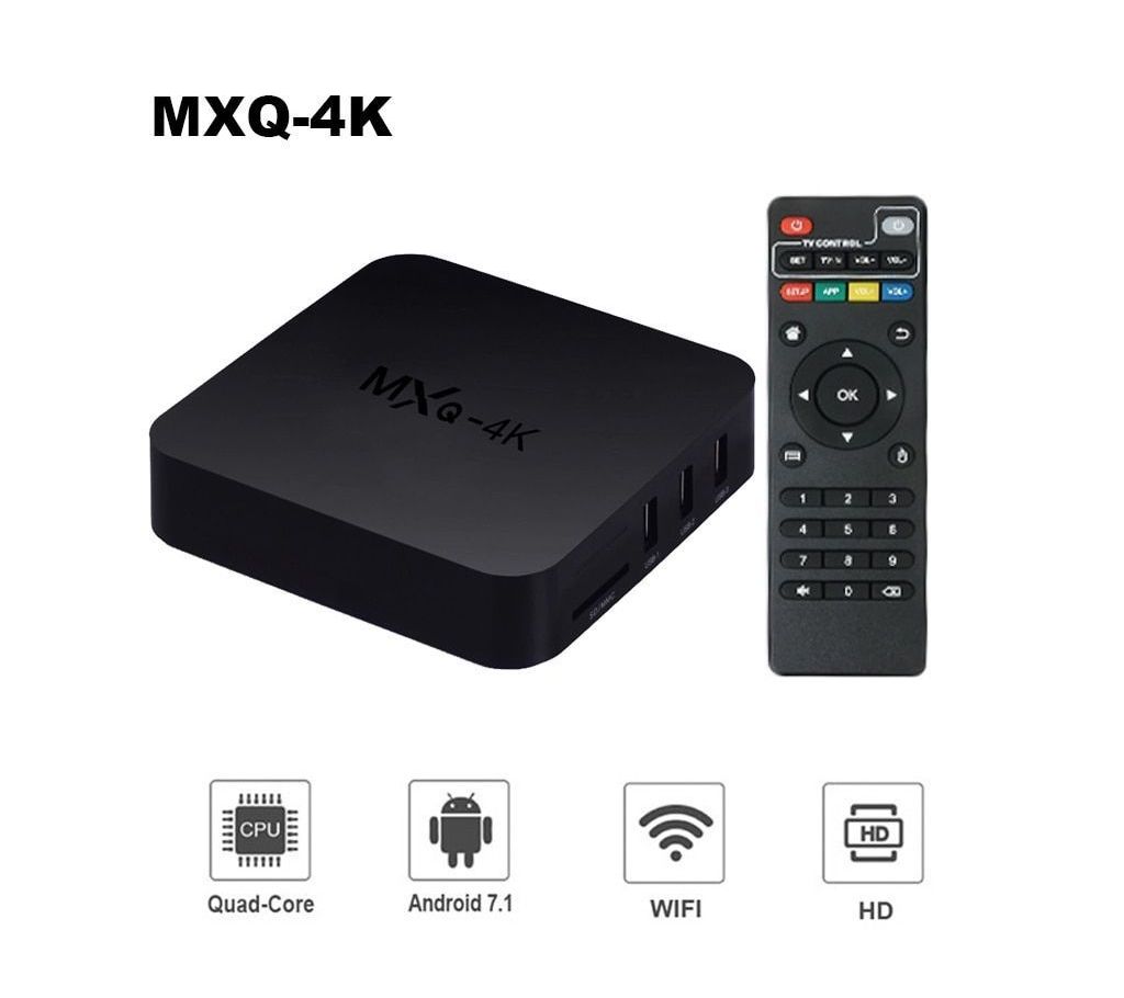 Mxq-4K অ্যান্ড্রয়েড টিভি বক্স 1GB RAM/8GB ROM / NE বাংলাদেশ - 1198468