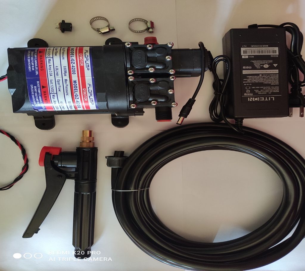 Bike And Car Washing Water Pump Motor Full Set, Ac & Dc Car Washing