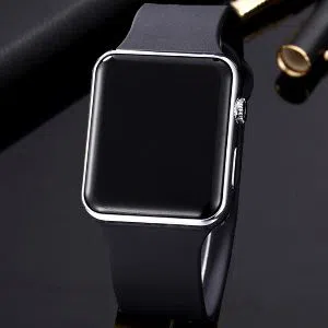 Square LED Digital Sports Watch, Waterproof LED Wrist Watch