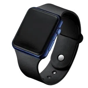 Square LED Digital Sports Watch, Waterproof LED Wrist Watch