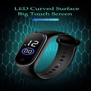 Silicone Touch LED Sports Watch Waterproof